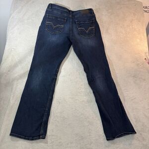 BKE Tyler Jeans Men 34 X 31 Buckle Straight Medium Wash Whisker Western Cowboy